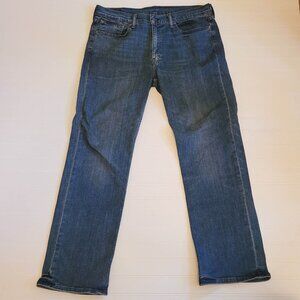 Levis 514 Jeans Mens Tag Size 36x32 Blue Denim Straight Leg Regular Fit